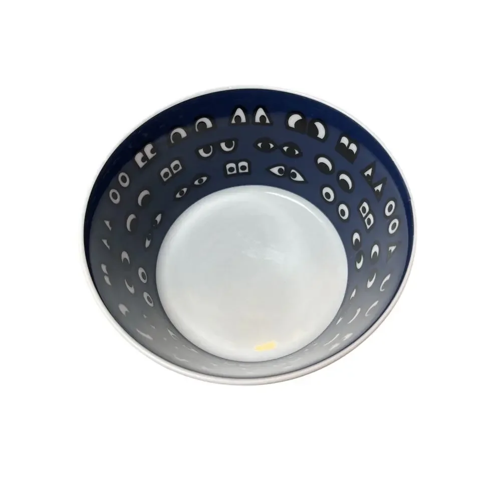 IKEA Glodande Navy Blue PLACE SETTING Bowl Plate Mug Walter Van Beirendonck